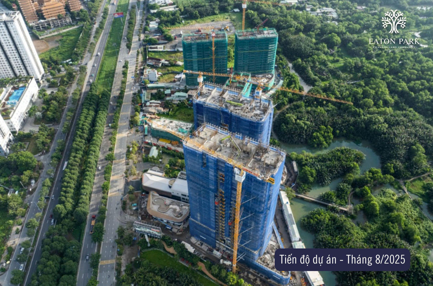 Tiến độ Shophouse Eaton Park