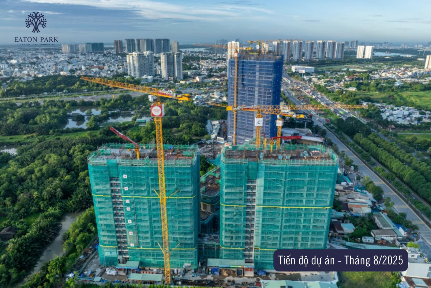 Tiến độ Tháp A1, A2 Eaton Park